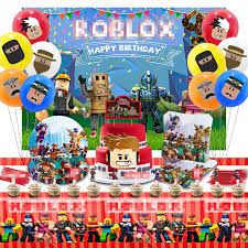 Vaisselle Anniversaire Invités : Décoration Roblox pour une fête inoubliable