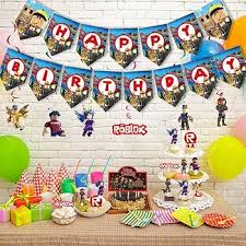 Bannière de Décoration d'Anniversaire Roblox - Célébrez en Grand!