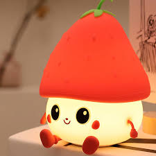 Veilleuse Silicone Rechargeable Pépinière Tout Petits - Lumière Rouge Apaisante pour Bébé