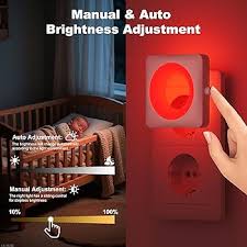 Veilleuse Automatique Crépusculaire Feliigo - Lumière Rouge pour Bébé