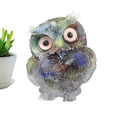 Figurine Chouette Décorative pour un Intérieur Élégant