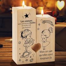 Candelabre Anniversaire Tulolvae : Un Cadeau Unique pour Votre Soeur