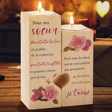 Bougie Anniversaire avec Chandeliers - Cadeau Original pour Sœur