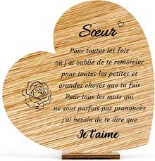 Cadeau personnalisé pour l'anniversaire de votre soeur