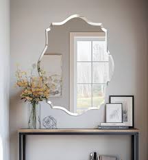 Miroir mural design asymétrique et organique