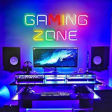 Panneau Néon LED GAMING ZONE : Illuminez votre espace de jeu