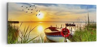 Décoration Murale Triptyque Impression AB100x40 - Élégance et Modernité