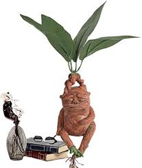 Ornement Mandragore de Syfunlv - Créature enchantée pour les fans de Harry Potter