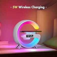 Lampe de Chevet Connectée Intelligente avec Haut Parleur Bluetooth et Veilleuse