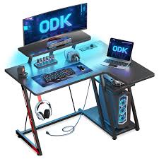 ODK Lumières électriques Moniteur Rangement - Éclairez votre bureau de jeu