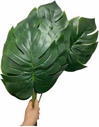 Grandes Feuilles Vertes Artificielles pour un Décor Éclatant