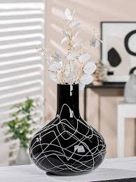 Vase Déco Noir Blanc - Élégance et Modernité
