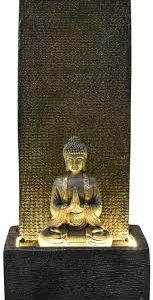 Fontaine Jardin Bouddha Blanche Taille - Équilibre et Sérénité