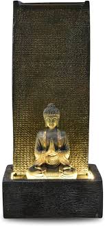 Fontaine Jardin Bouddha Blanche Taille - Équilibre et Sérénité