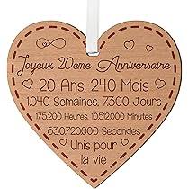 Cadeau Anniversaire Mariage 20 Ans - Un Présent Inoubliable pour Elle