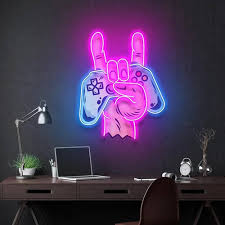 Enseigne Lumineuse FINOTI - Un Éclat de Décoration Neon pour Votre Chambre