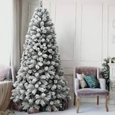 Arbre de Noël Enneigé Pliable pour une Décoration Éblouissante