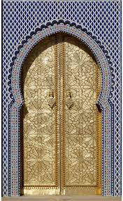 Sticker Porte Déco Orientale 100x200cm – Élégance et Authenticité