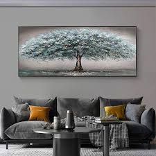 Tableau Décoration Abstrait Moderne 80x160cm - Élégance et Style pour votre Salon