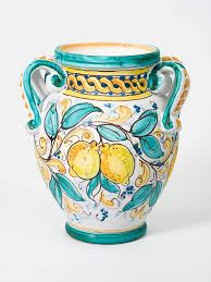 Vase Original en Terrecotte del Sole - Élégance Sicilienne