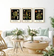 Affiche Murale Botanique Vintage - Élégance et Charme