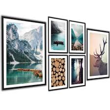 Ensemble d'affiches Art Deco Montagnes - Élévation de votre décoration