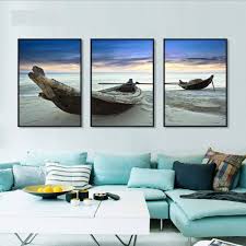 Tableau Triptyque Peintures Décoratif Suspendus