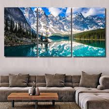 Tableau Triptyque Montagnes Rocheuses - Évasion Naturelle