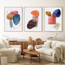 Abstraites Organique Minimaliste : Élégance et Simplicité pour Votre Décoration Intérieure