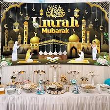 DPKOW Décoration Umrah Mubarak - Élégance Islamique