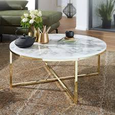 Table Basse Marbré FineBuy - Élégance Moderne pour Votre Intérieur