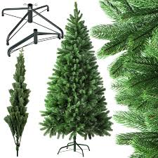 Sapin Artificiel TecTake 180 cm avec Socle en Métal - Élégance et Durabilité pour Votre Décoration de Noël