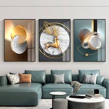 Décoration murale géométrique GXDJC pour un intérieur stylé