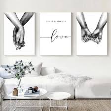 Impression Amoureux Scandinave Personnalisée pour une Décoration Unique