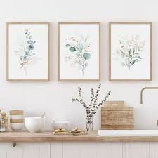 Illustration Botanique Scandinave pour une Décoration Élégante de votre Chambre