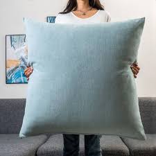 Coussin Décoratif Épais 60 Bleu - Élégance et Confort