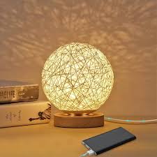 Lampe Ambiance pour Chambre à Coucher - Abat Jour Chargeur