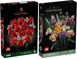 Bouquet Roses Fleurs - Brickcomplete 10328