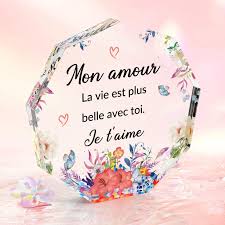 Cadeau Amoureux Acryliques pour un Mariage Inoubliable