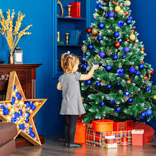 Pendentifs Décoratifs Bleus pour Noël