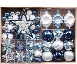 Décoration Noël Incassable en Bleu - Valery Madelyn