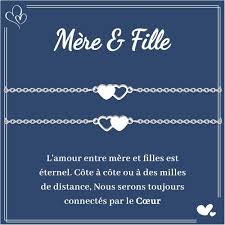 Bracelet Original Inoxydable VU100 - Le Cadeau Parfait pour Maman et Fille