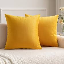 Coussin Décoratif Moutarde Miulee – Élégance pour Votre Canapé