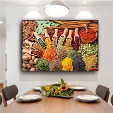 YLHKME Tableau Cuillère Decoration B Frameless - Élégance et Originalité