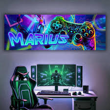 Affiche Personnalisée Tjapalo® pour une Décoration de Chambre Gaming Unique
