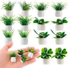 Mini Plantes Artificielles TIESOME - Idéal pour votre Décoration Intérieure
