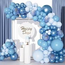 Kit Arc Guirlande Ballon Wayfun - Décoration Anniversaire Bleu