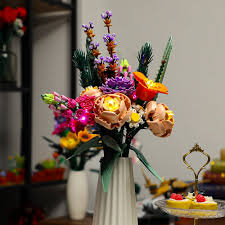 Éclairez votre intérieur avec le bouquet LEGO de roses BRIKSMAX