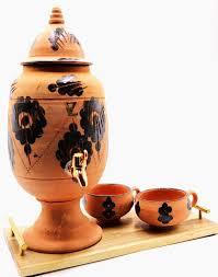 Jarre Terre Cuite avec Robinet - Élégance et Fonctionnalité