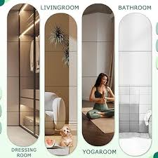 Miroir à coller sur porte placard - DONGDA